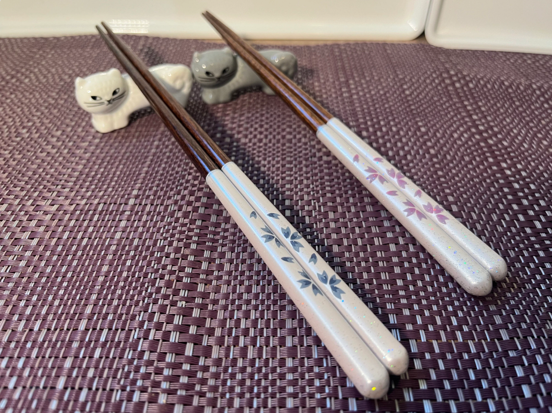 Cool Cat Chopstick/Cutlery Rests: Ceramic chopstick holder, Cutlery Rests, Pen Holder, Paper Weight, Brush Rest