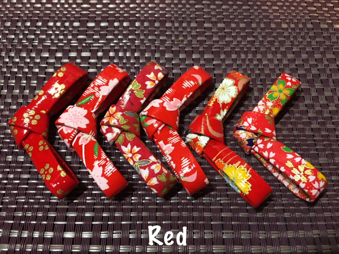 Ribbon Chopstick Rest made of Washi - Japanese Traditional Paper: chopstick holder