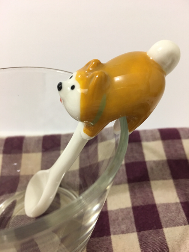 Kawaii Shibainu Dog Ceramic Spoon