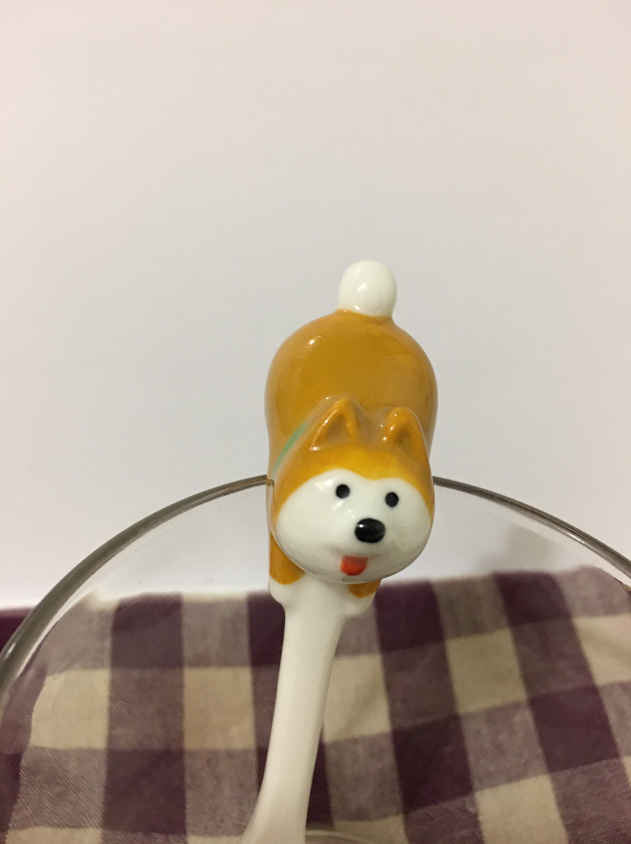 Kawaii Shibainu Dog Ceramic Spoon