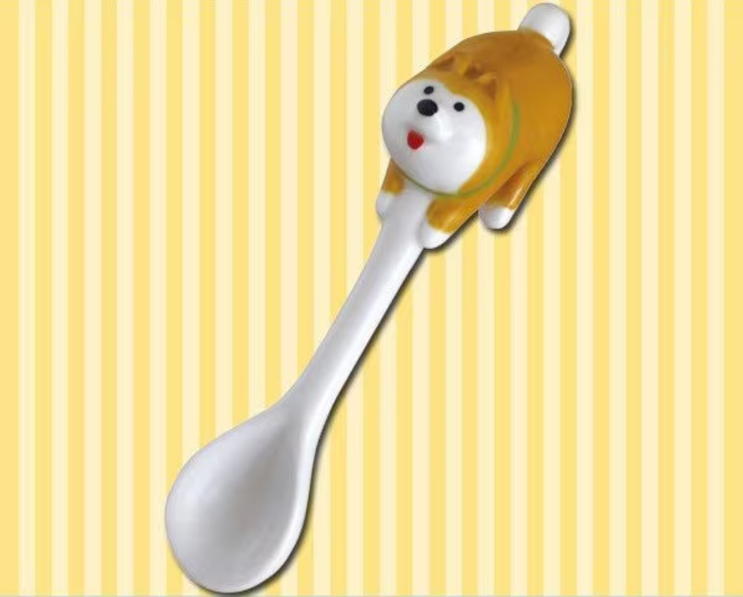 Kawaii Shibainu Dog Ceramic Spoon