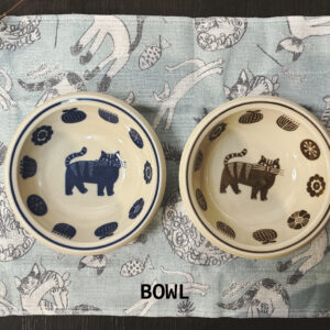 5.6" Small Cat Bowl. Lightweight Ceramic Mini Bowl, Side Dish.